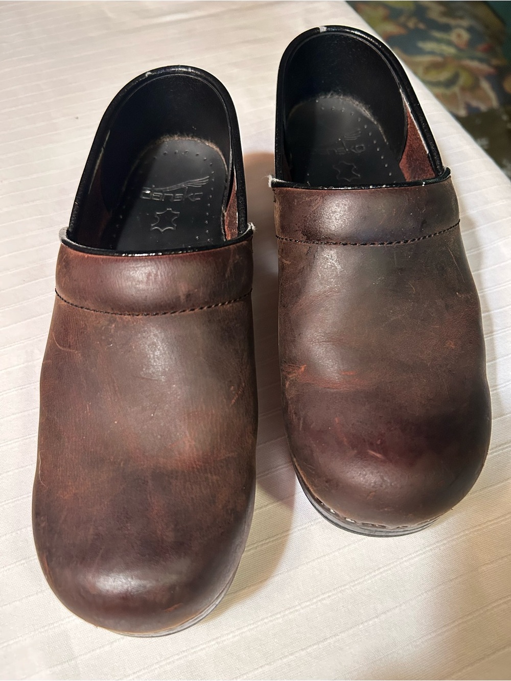 Dansko Brown Slip-On Clogs 37/6.5